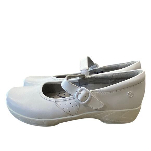 KLOGS Ace White Mary Jane Shoes clogs Size 9 - Picture 1 of 8
